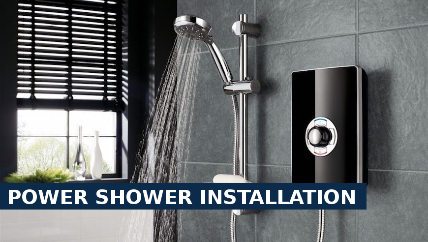 Power shower installation Wealdstone